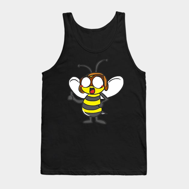 Bumblebee for fat Funny gift bee love for animals Tank Top by KK-Royal